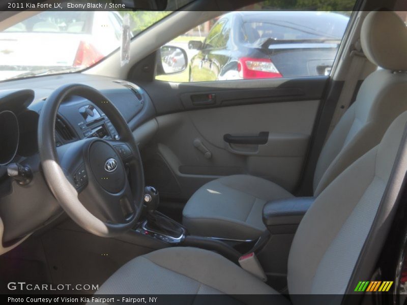 Ebony Black / Stone 2011 Kia Forte LX