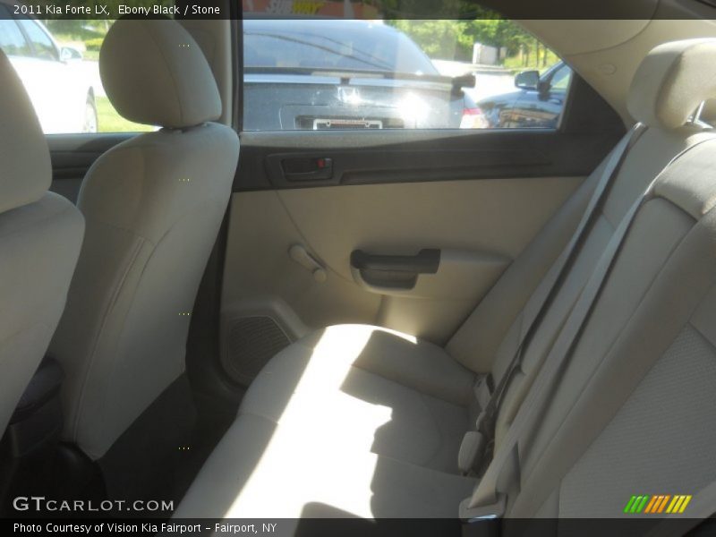 Ebony Black / Stone 2011 Kia Forte LX