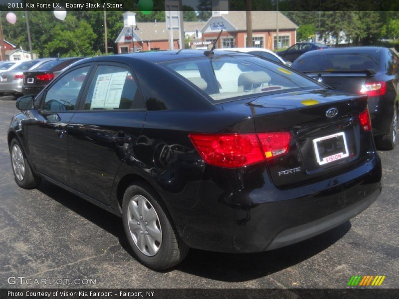 Ebony Black / Stone 2011 Kia Forte LX