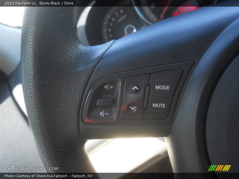 Ebony Black / Stone 2011 Kia Forte LX