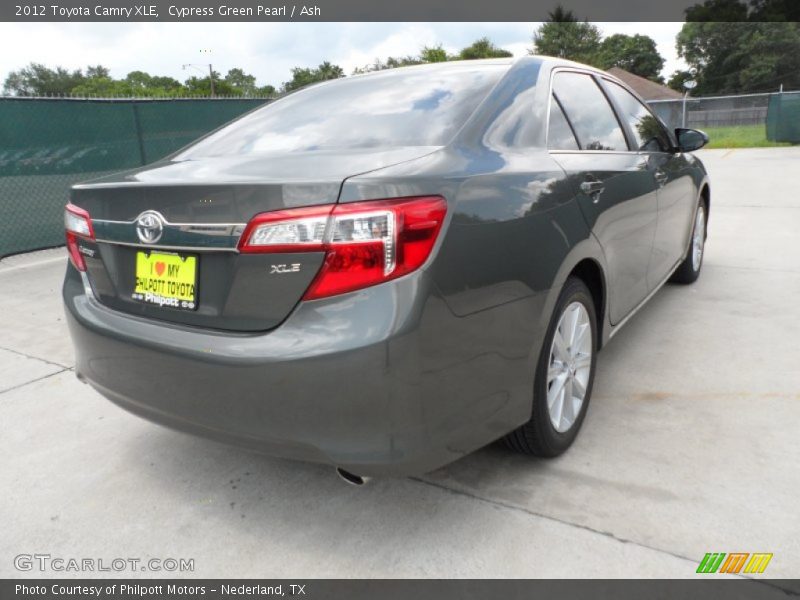 Cypress Green Pearl / Ash 2012 Toyota Camry XLE