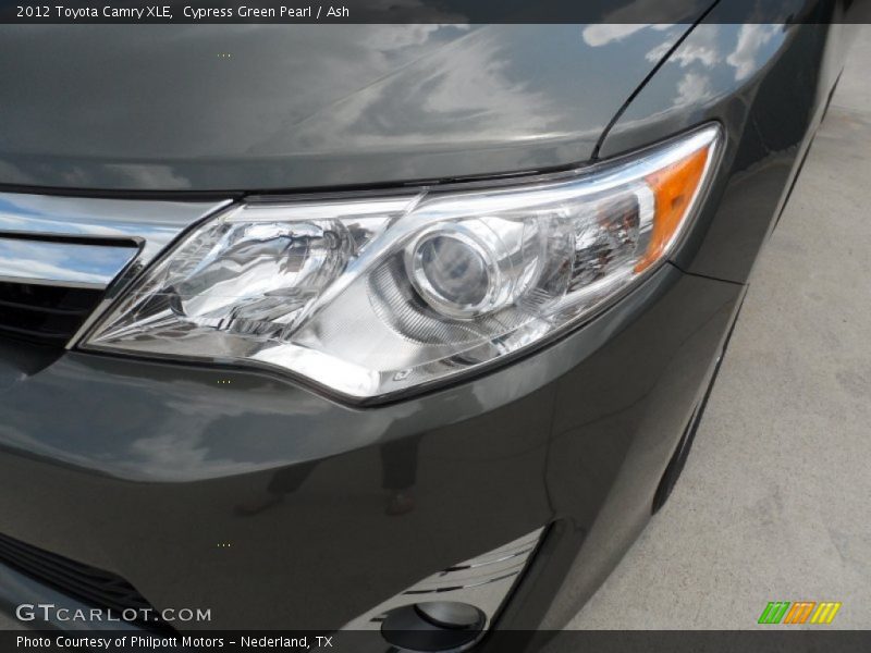 Cypress Green Pearl / Ash 2012 Toyota Camry XLE