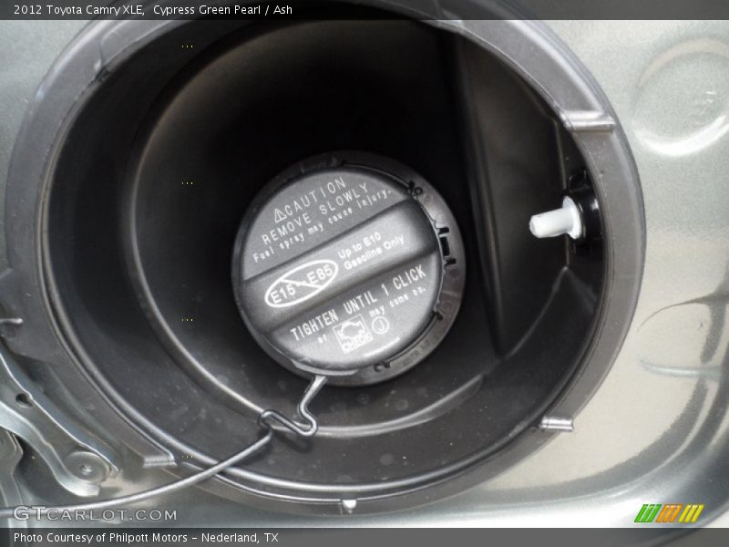 Cypress Green Pearl / Ash 2012 Toyota Camry XLE