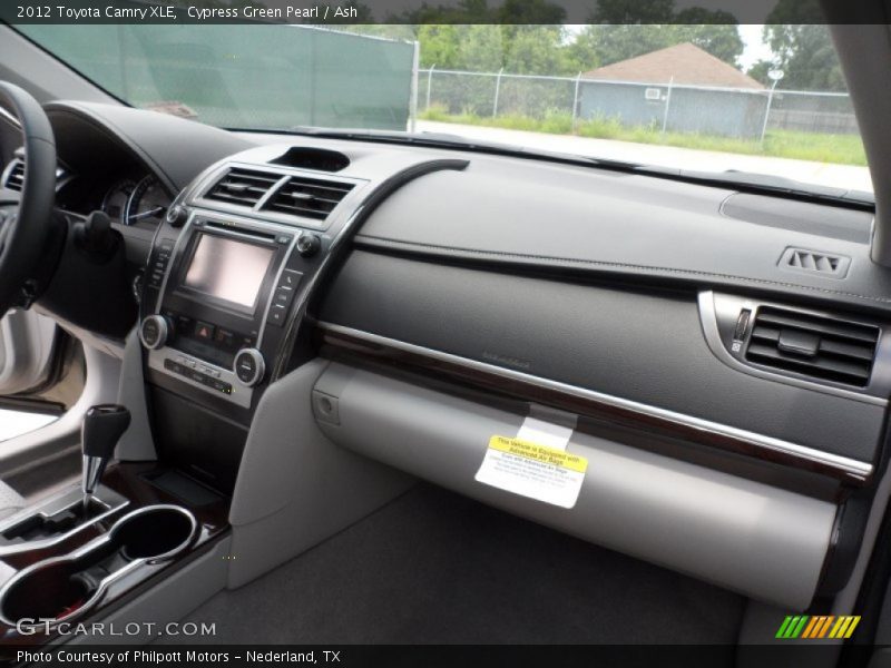 Cypress Green Pearl / Ash 2012 Toyota Camry XLE