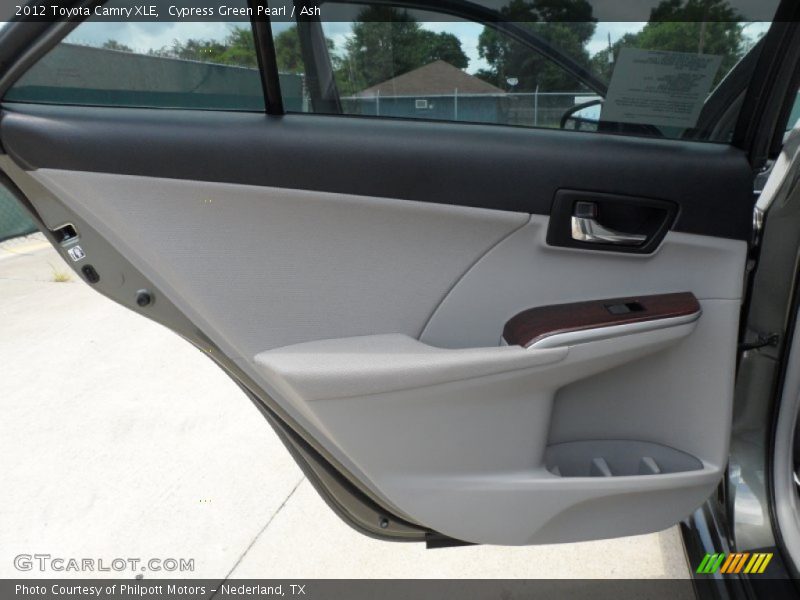 Cypress Green Pearl / Ash 2012 Toyota Camry XLE