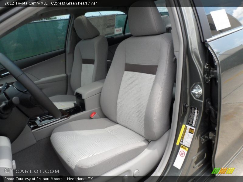 Cypress Green Pearl / Ash 2012 Toyota Camry XLE