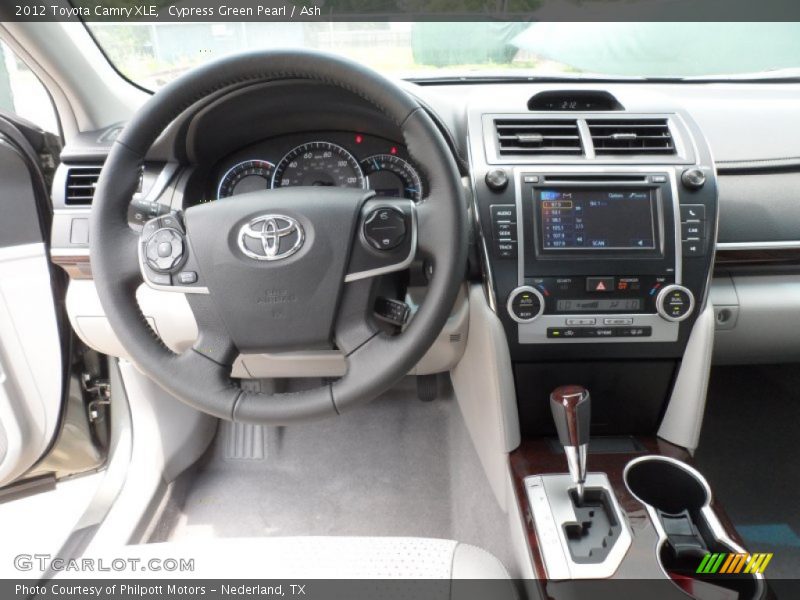 Cypress Green Pearl / Ash 2012 Toyota Camry XLE