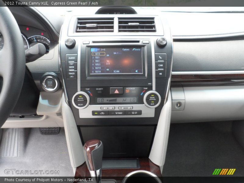 Cypress Green Pearl / Ash 2012 Toyota Camry XLE