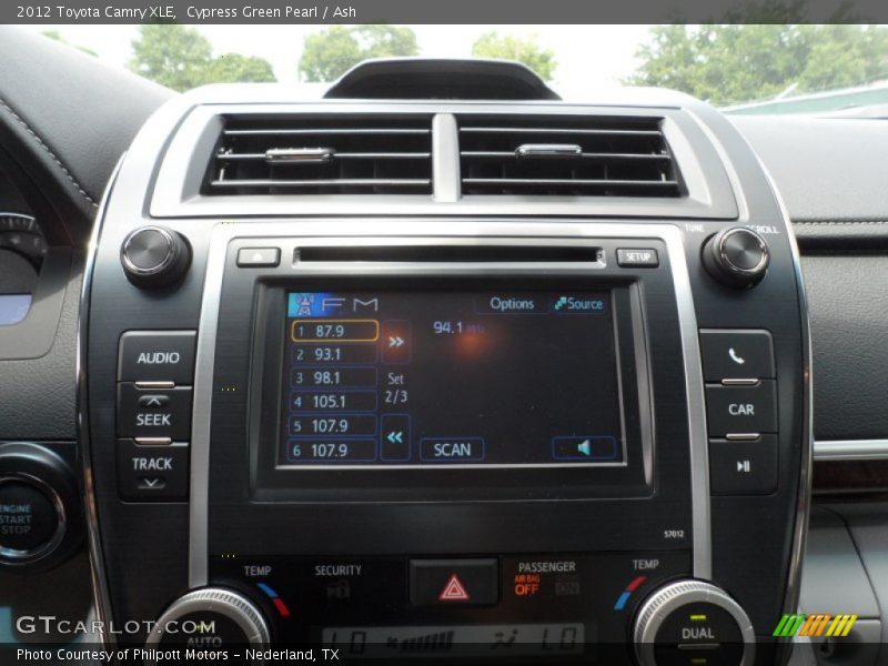 Cypress Green Pearl / Ash 2012 Toyota Camry XLE