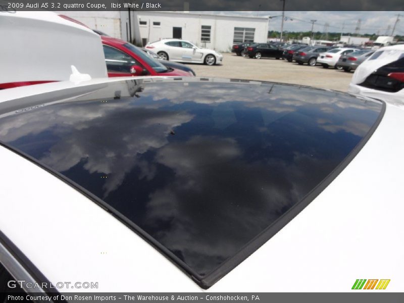 Ibis White / Black 2009 Audi A5 3.2 quattro Coupe
