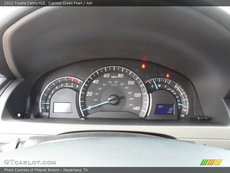 Cypress Green Pearl / Ash 2012 Toyota Camry XLE