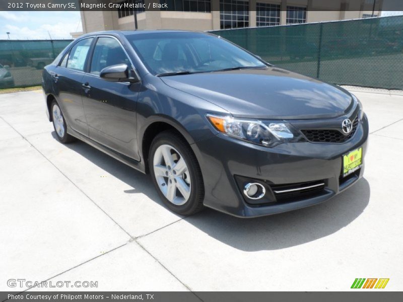 Magnetic Gray Metallic / Black 2012 Toyota Camry SE