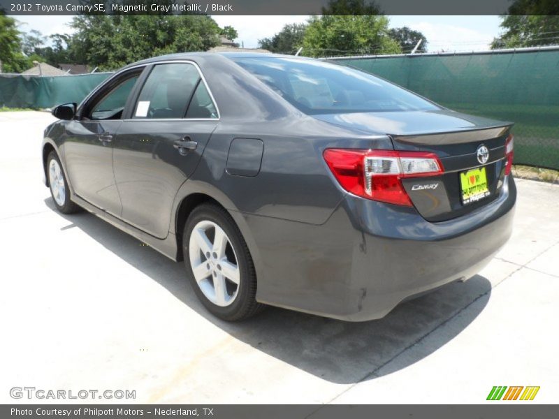 Magnetic Gray Metallic / Black 2012 Toyota Camry SE