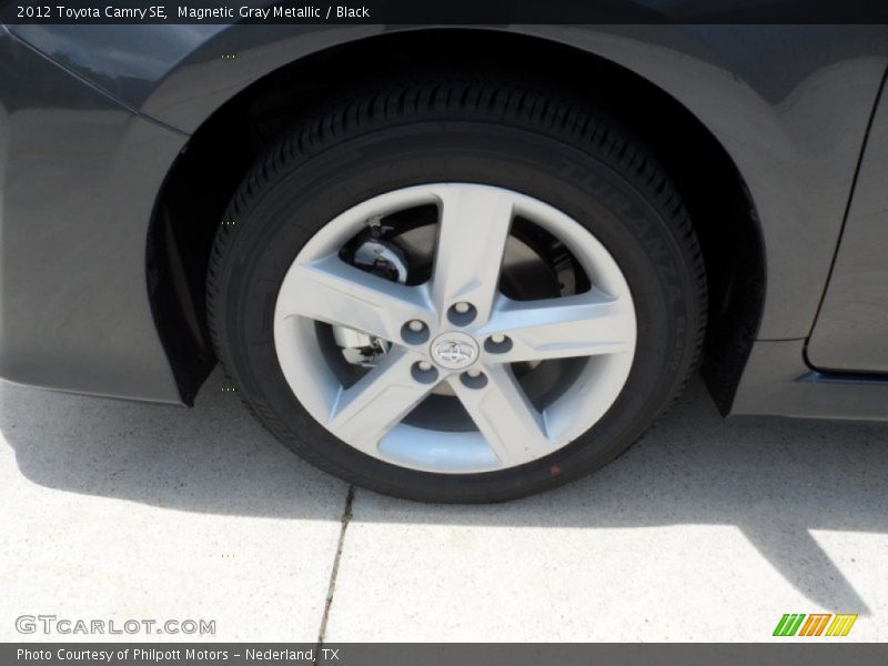 Magnetic Gray Metallic / Black 2012 Toyota Camry SE
