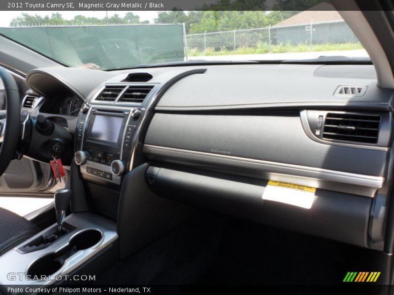 Magnetic Gray Metallic / Black 2012 Toyota Camry SE