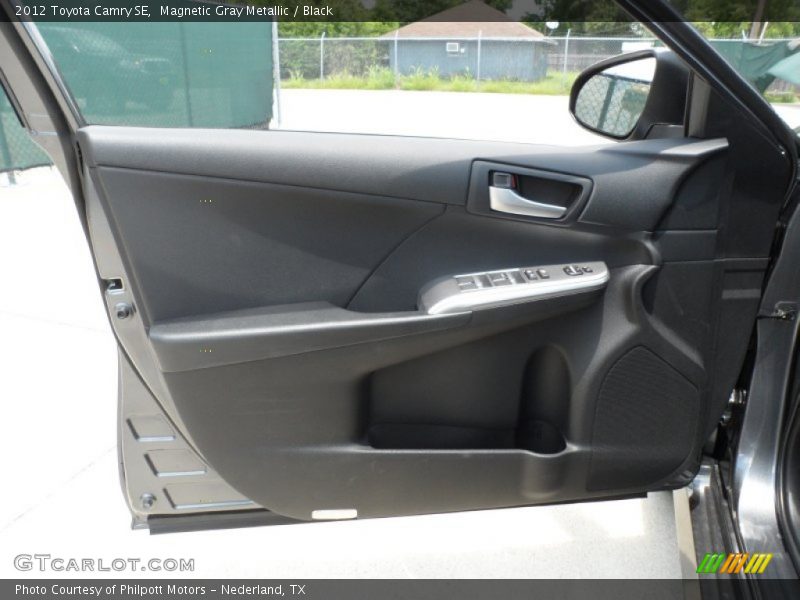 Magnetic Gray Metallic / Black 2012 Toyota Camry SE