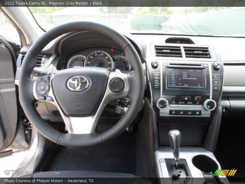 Magnetic Gray Metallic / Black 2012 Toyota Camry SE