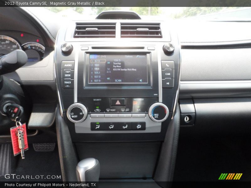 Magnetic Gray Metallic / Black 2012 Toyota Camry SE