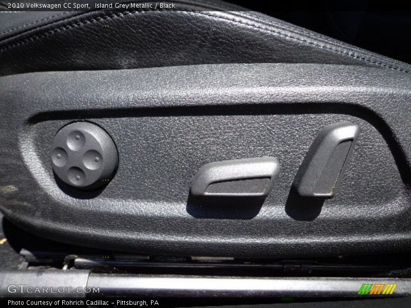 Island Grey Metallic / Black 2010 Volkswagen CC Sport