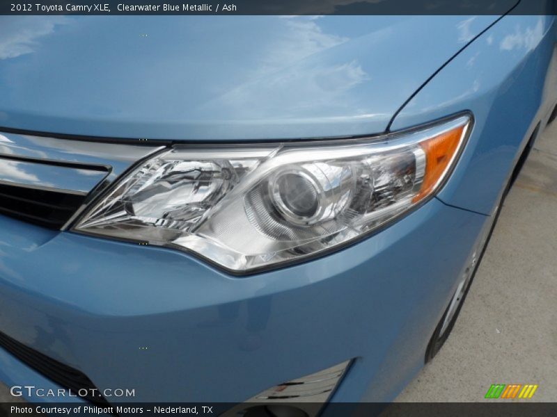 Clearwater Blue Metallic / Ash 2012 Toyota Camry XLE