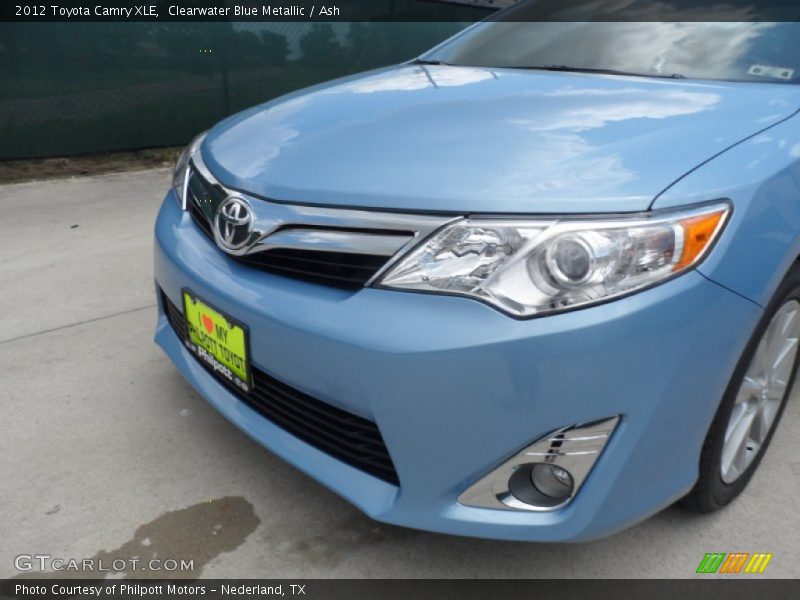 Clearwater Blue Metallic / Ash 2012 Toyota Camry XLE