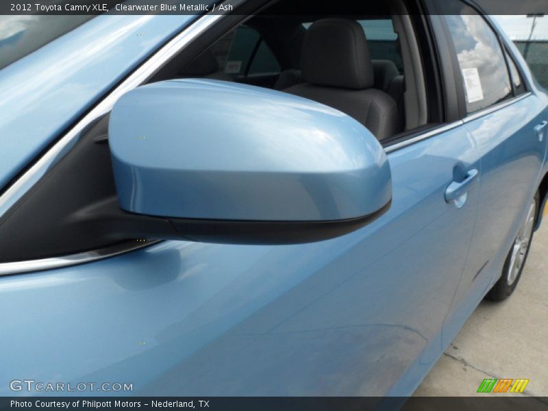 Clearwater Blue Metallic / Ash 2012 Toyota Camry XLE