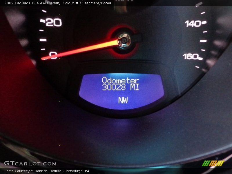 Gold Mist / Cashmere/Cocoa 2009 Cadillac CTS 4 AWD Sedan