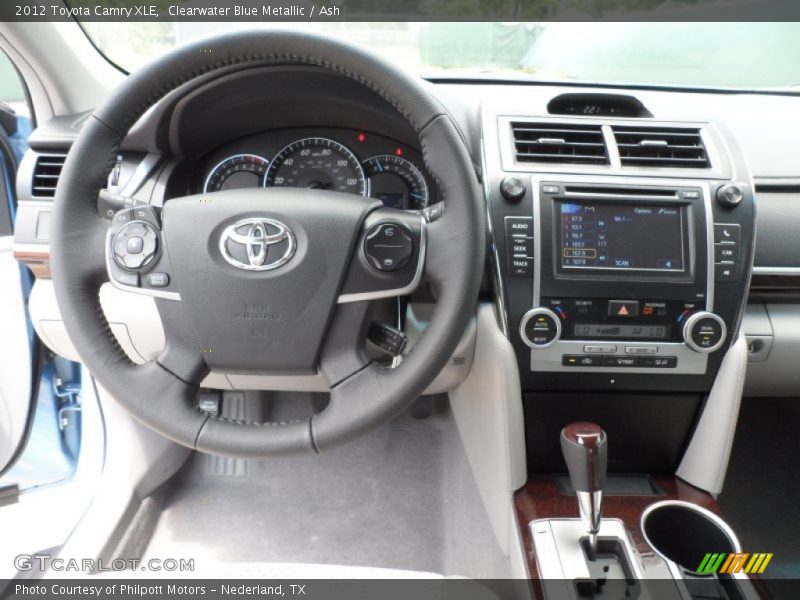 Dashboard of 2012 Camry XLE