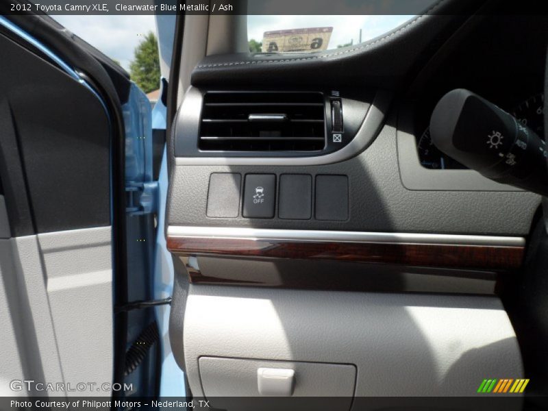 Clearwater Blue Metallic / Ash 2012 Toyota Camry XLE