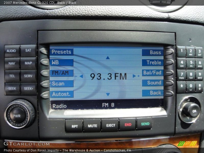 Controls of 2007 GL 320 CDI