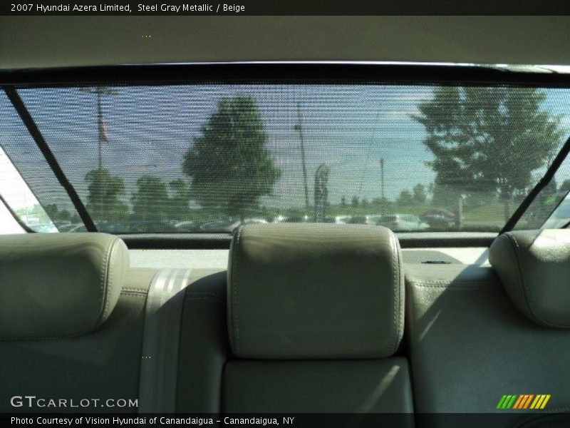 Steel Gray Metallic / Beige 2007 Hyundai Azera Limited