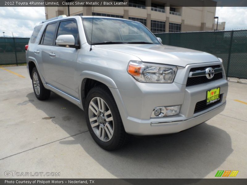 Classic Silver Metallic / Black Leather 2012 Toyota 4Runner Limited