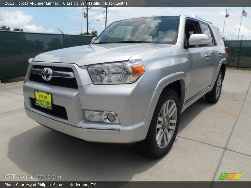 Classic Silver Metallic / Black Leather 2012 Toyota 4Runner Limited