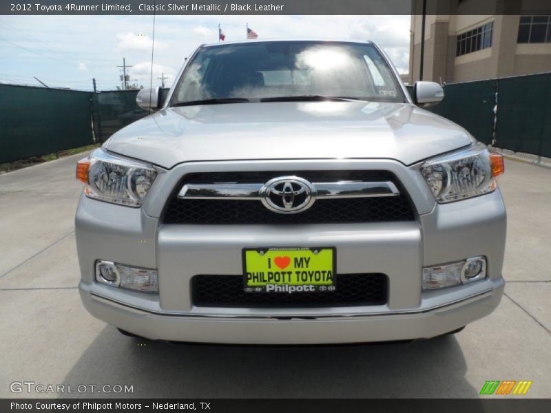 Classic Silver Metallic / Black Leather 2012 Toyota 4Runner Limited