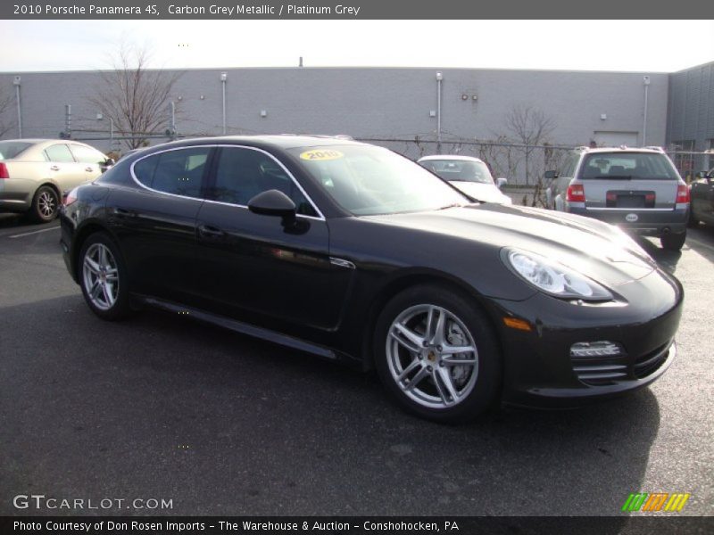 Carbon Grey Metallic / Platinum Grey 2010 Porsche Panamera 4S