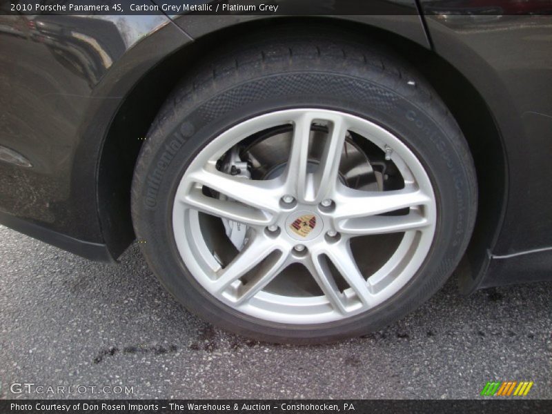 Carbon Grey Metallic / Platinum Grey 2010 Porsche Panamera 4S