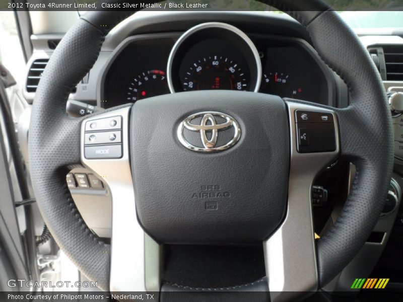 Classic Silver Metallic / Black Leather 2012 Toyota 4Runner Limited