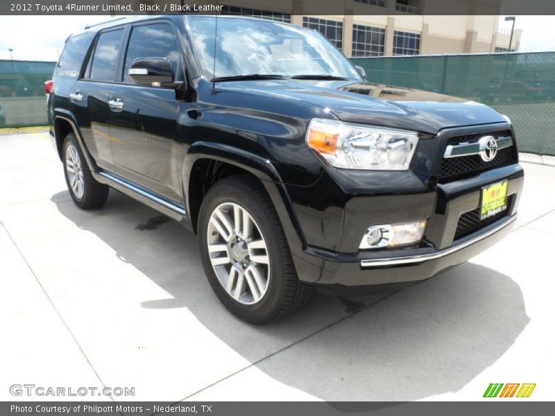 Black / Black Leather 2012 Toyota 4Runner Limited