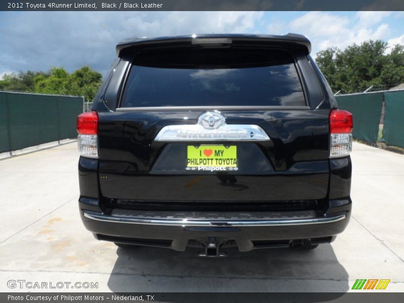 Black / Black Leather 2012 Toyota 4Runner Limited