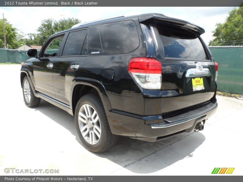Black / Black Leather 2012 Toyota 4Runner Limited