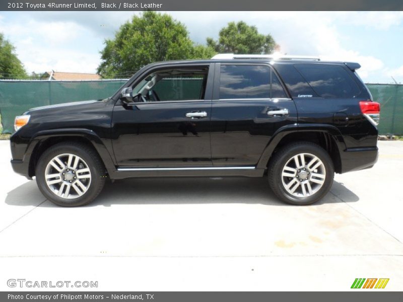 Black / Black Leather 2012 Toyota 4Runner Limited