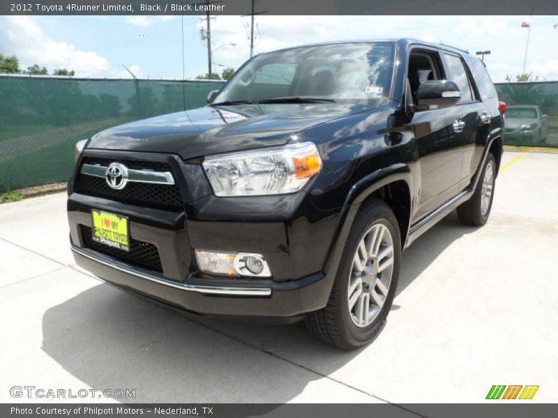 Black / Black Leather 2012 Toyota 4Runner Limited