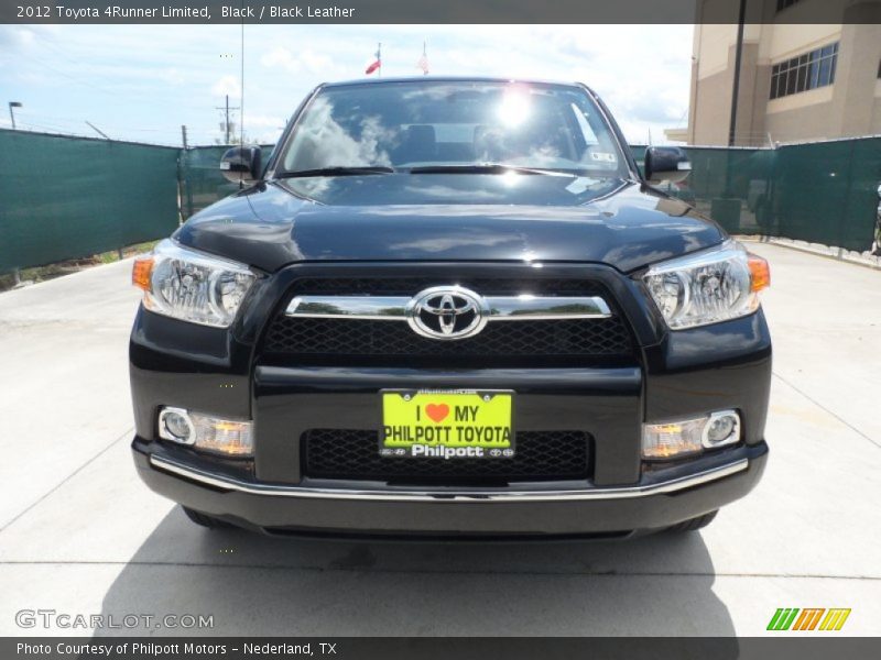 Black / Black Leather 2012 Toyota 4Runner Limited