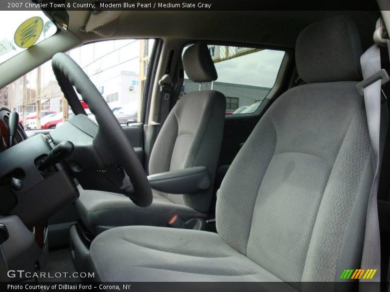 Modern Blue Pearl / Medium Slate Gray 2007 Chrysler Town & Country