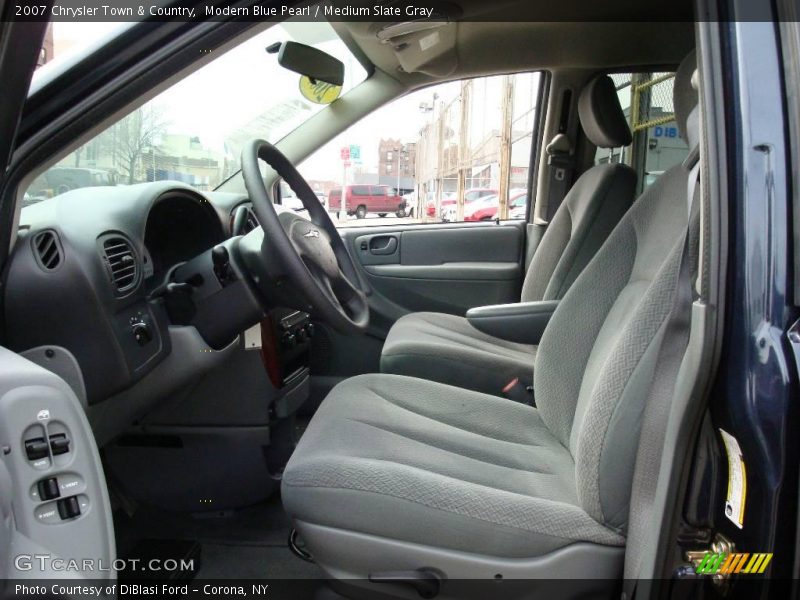 Modern Blue Pearl / Medium Slate Gray 2007 Chrysler Town & Country