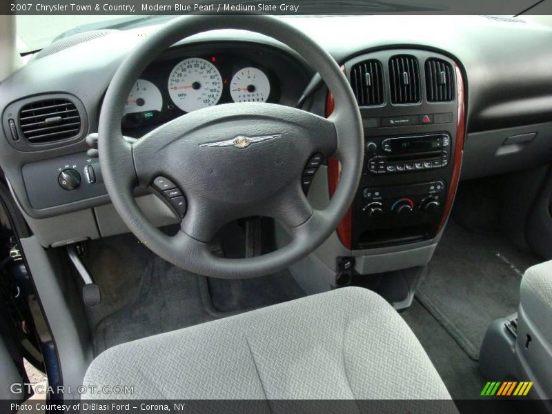 Modern Blue Pearl / Medium Slate Gray 2007 Chrysler Town & Country