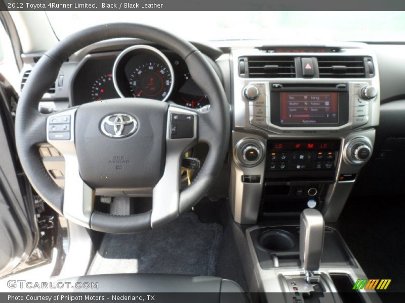 Black / Black Leather 2012 Toyota 4Runner Limited