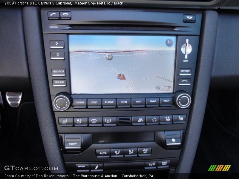 Navigation of 2009 911 Carrera S Cabriolet
