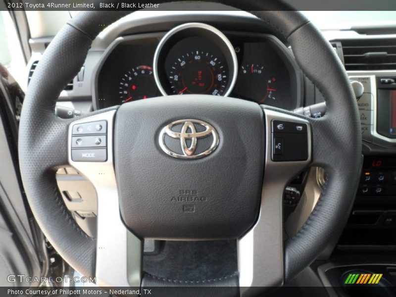 Black / Black Leather 2012 Toyota 4Runner Limited