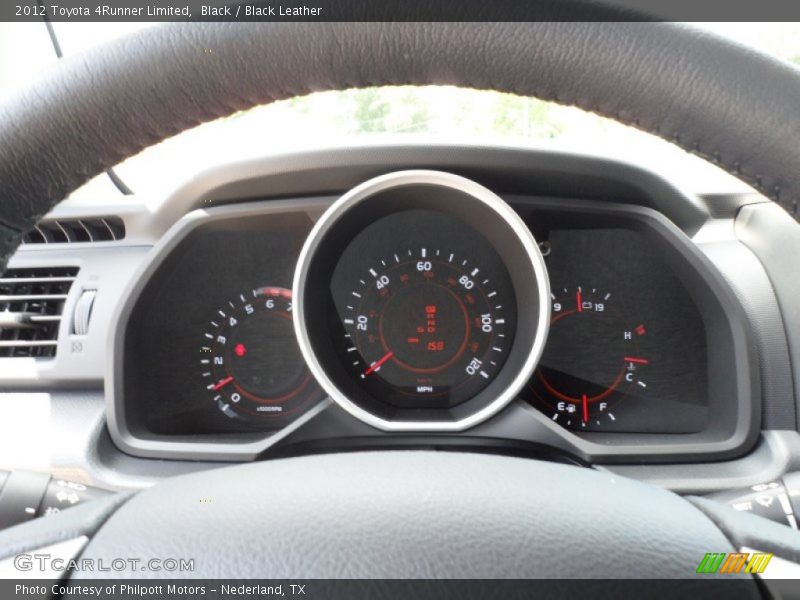 Black / Black Leather 2012 Toyota 4Runner Limited